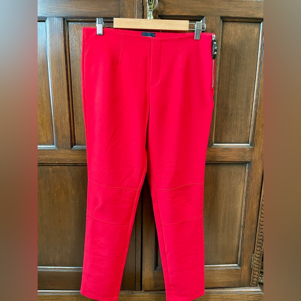 Red dress pants